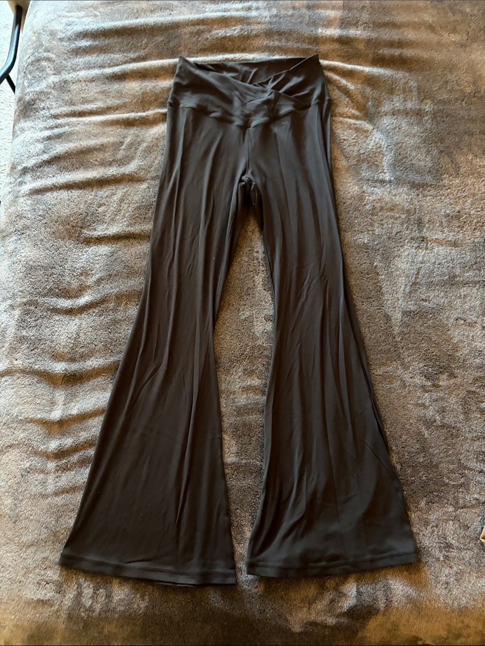 Black Flared Yoga Pants